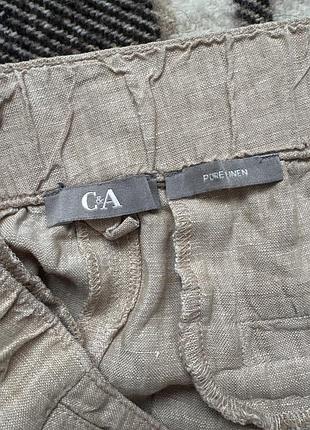 Льняна спідниця від c&a 38 4