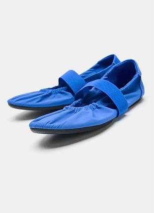 Балетки жіночі сині спортивні zara new