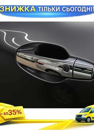 Накладки на ручки 2008-2015 4 шт нержавіюча сталь carmos для toyota land cruiser 200 хром захист від под ku-22