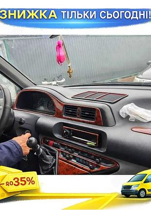 Накладки на панель meric дерево для citroen jumpy 1996-2007 самоклеящиеся элементы декора для салона авт ku-22
