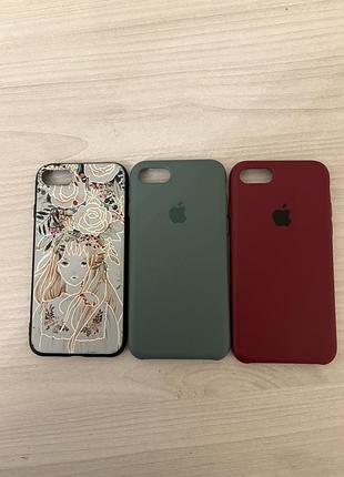 Чохол а захисне скло на iphone 7