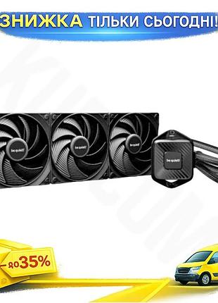Ku система рідинного охолодження universal fit be quiet! pure loop 3 360 black для процесора охолоджен uni2l_k