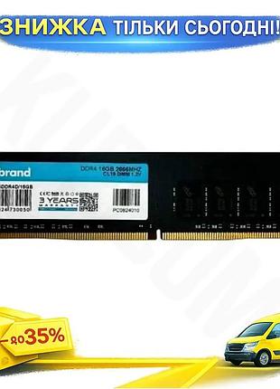 Ku пам'ять 16гб ddr4 universal fit wibrand 2666мгц оперативна пам'ять для настільного пк без радіатора uni2l_k