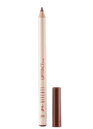 Карандаш для губ контурный neverti liptrace liner (np106), 022 темно-коричневый