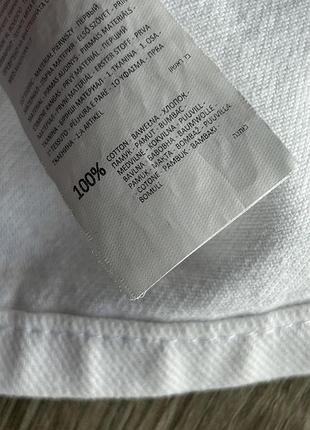 Біла джинсова вкорочена куртка reserved 6
