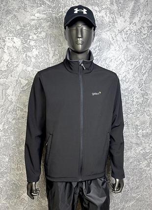 Gelert outdoors softshell кофта ветровка xl размер трекинговая черная