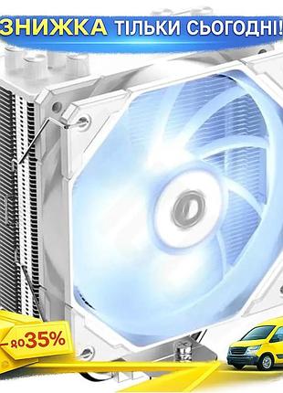 Ku кулер для процесора universal fit id-cooling 220 вт баштовий охолоджувач для intel amd активне охол uni2l_k