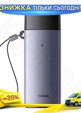Ku кардридер usb baseus universal fit lite grey usb 3.0 для microsd sd зовнішній кардридер для швидког uni2l_k