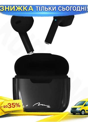 Ku беспроводные наушники media-tech universal fit bluetooth черные вкладыши с микрофоном для смартфона uni2l_k