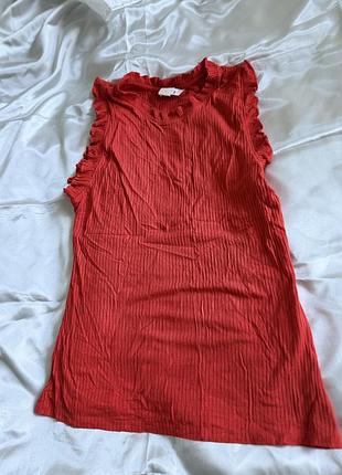 Коралова майка h&m з рюшами 2