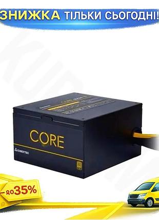 Ku блок питания 600 universal fit вт chieftec core 80 plus gold для компьютера с активным pfc надежный uni2l_k