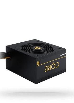 Ku блок питания 600 universal fit вт chieftec core 80 plus gold для компьютера с активным pfc надежный uni2l_k 4