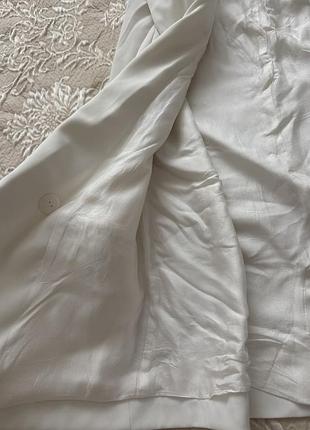 Піджак білий zara xs 4