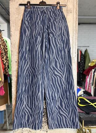 Джинси зебра animal print 3