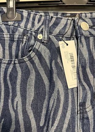 Джинси зебра animal print 5