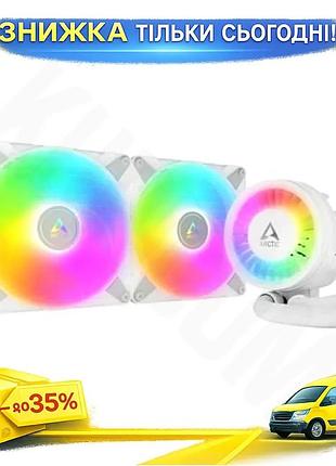 Ku система жидкостного охлаждения universal fit arctic liquid freezer iii 280 a-rgb белая жидкостное о uni2l_k