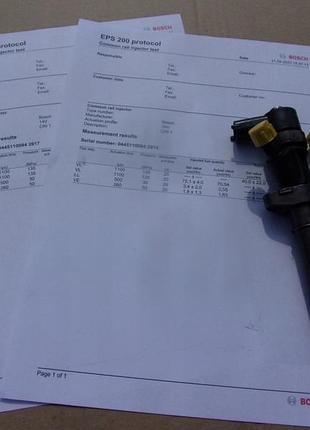 Форсунка дизельна renault 2.2 dci 0445110084