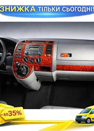 Накладки на торпеду volkswagen t5 transporter 2003-2010 черный рояль самоклейка для защиты панели авто ku-22