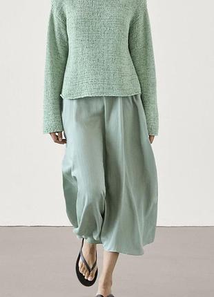 Коттоновый свитер massimo dutti 2