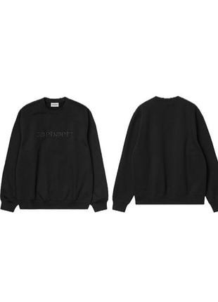 Новий чорний світшот carhartt