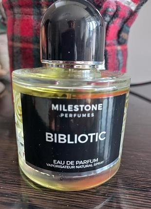 Парфумована вода milestone bibliotic