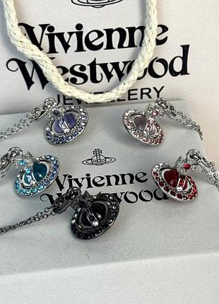 Підвіска vivienne westwood orb / кулон ланцюжок вів'єн вествуд сатурн