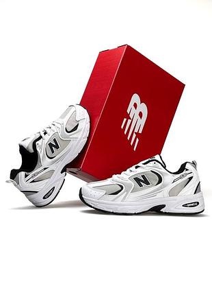 New balance 530 white black 8