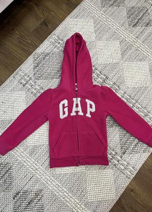 Зіп-худі на дівчинку 5 років baby gap рожевий колір