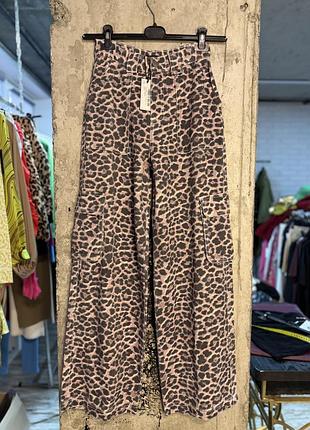 Джинси леопард animal print 2