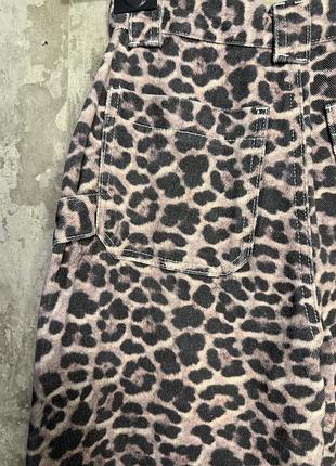 Джинси леопард animal print 5