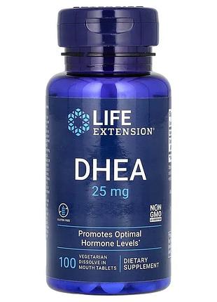 Dhea 25mg life extension 100 капсул дгеа сша оригинал