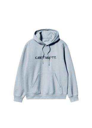 Нове темно блакитне худі carhartt