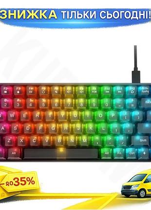 Ku клавіатура lenovo legion universal fit механічна для ігор usb rgb підсвічування 84 кнопки чорна дро uni2l_k