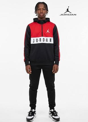 Оригинальная подростковая олимпийка air jordan на рост 147 164 см спортивная кофта джордан детская зип худи nike air мастерека найк pro толстовка а1