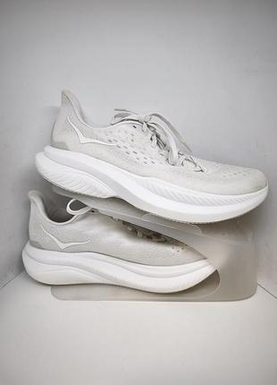 Кросівки чоловічі hoka mach 6 la  ( 1164032-wwh) оригінал, нові