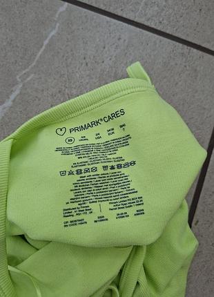 Платье primark cares салатовое 3