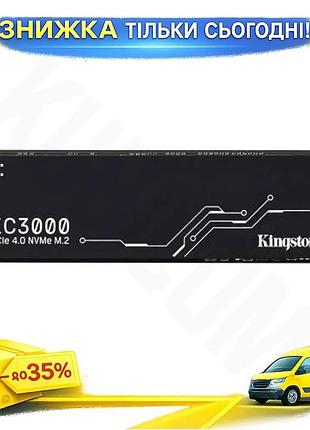 Ku твердотільний накопичувач ssd universal fit 1tb kingston pci-e 4.0 m.2 2280 швидкісний накопичувач uni2l_k