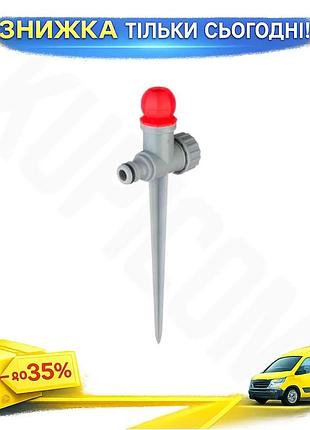 Ku дощувач intertool статична universal fit куля для поливу газону клумби 1/2 дюйма поливальний зрошув uni2l_k