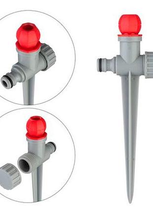 Ku дождеватель intertool статический universal fit шар для полива газона клумбы 1/2 дюйма поливочный о uni2l_k 4