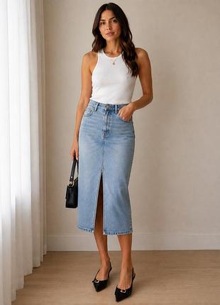 Юбка джинсова zara