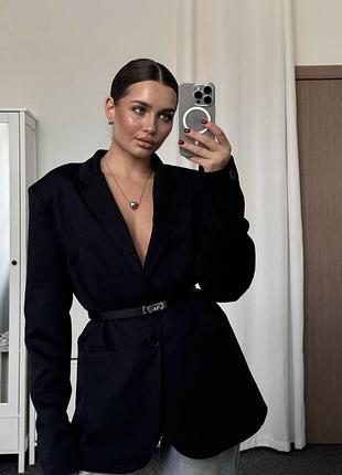 Стильний актуальний чорний піджак жакет від h&m