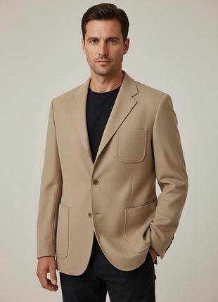 Мужской классический пиджак carnét men's wear (размер 54-56 / xxl)