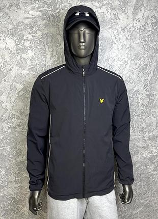 Lyle & scott кофта ветровка m размер черная