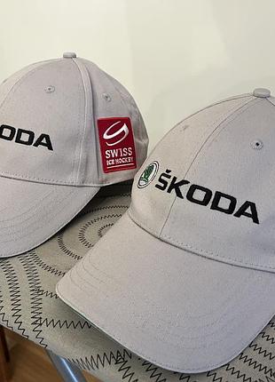 Кепки бейсболки з логотипом skoda