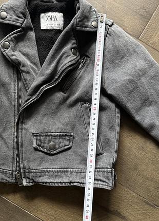 Куртка джинс косуха zara 3-4 4