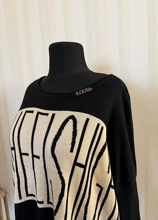 Чорна туніка кардиган кофта love moschino