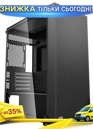 Ku корпус пк pccooler universal fit mini tower black для micro atx mini itx без бж стильний компактний uni2l_k