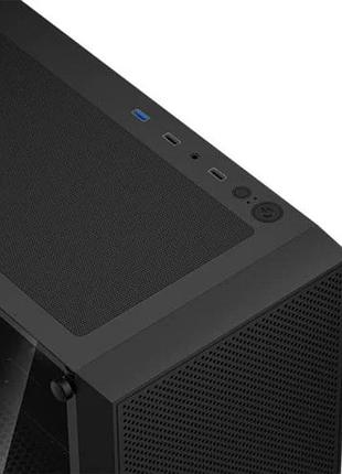 Ku корпус пк pccooler universal fit mini tower black для micro atx mini itx без бп стильный компактный uni2l_k 7