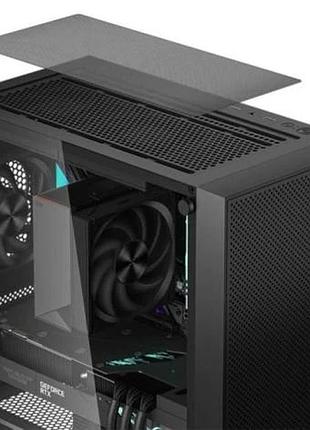 Ku корпус пк pccooler universal fit mini tower black для micro atx mini itx без бп стильный компактный uni2l_k 9