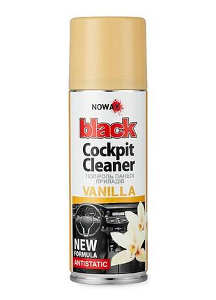 Полироль для панели приборов nowax cockpit cleaner spray ваниль, 200мл